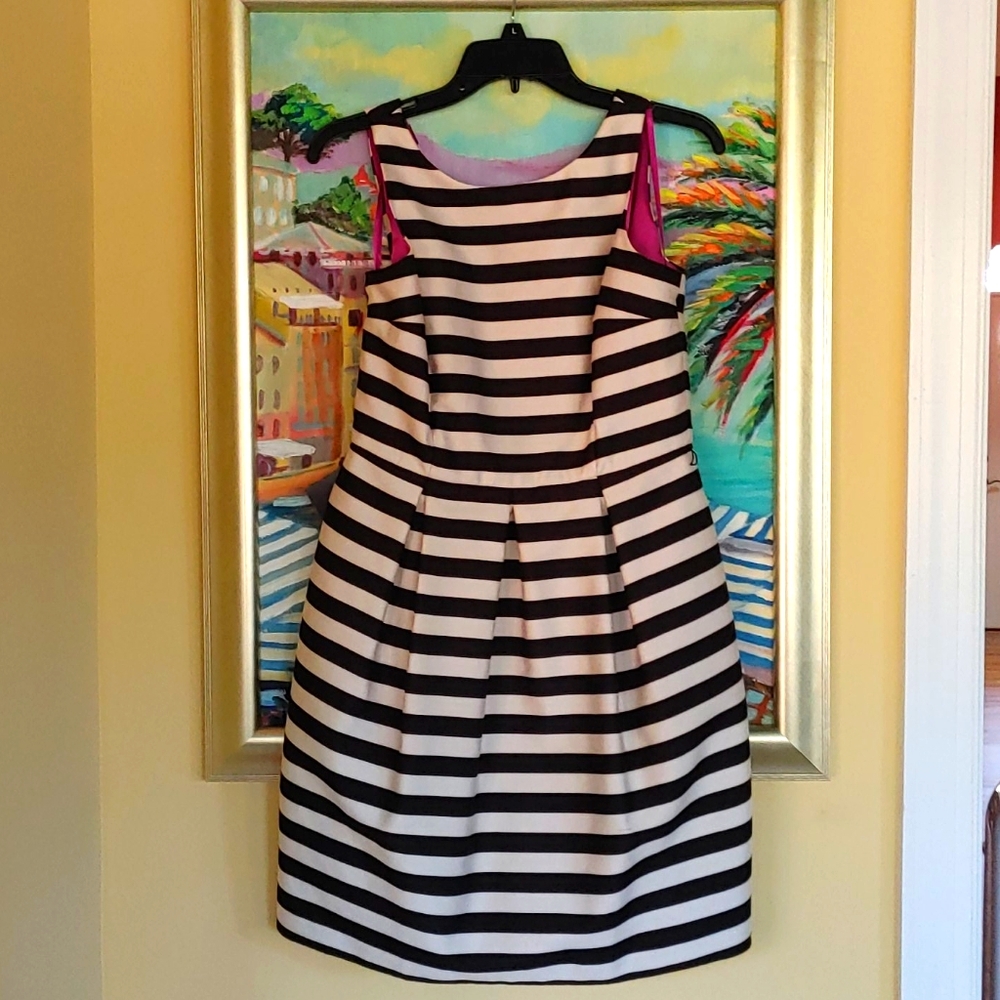 WHBM Feel Beautiful Black and White dress